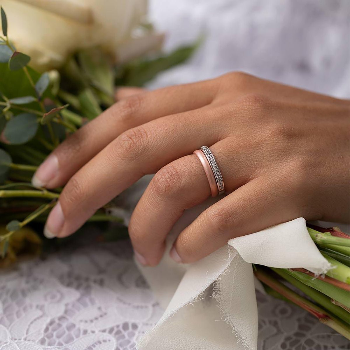 Enso Rings Halo Elements Series Silicone Ring - Rose Gold - Forza Sports