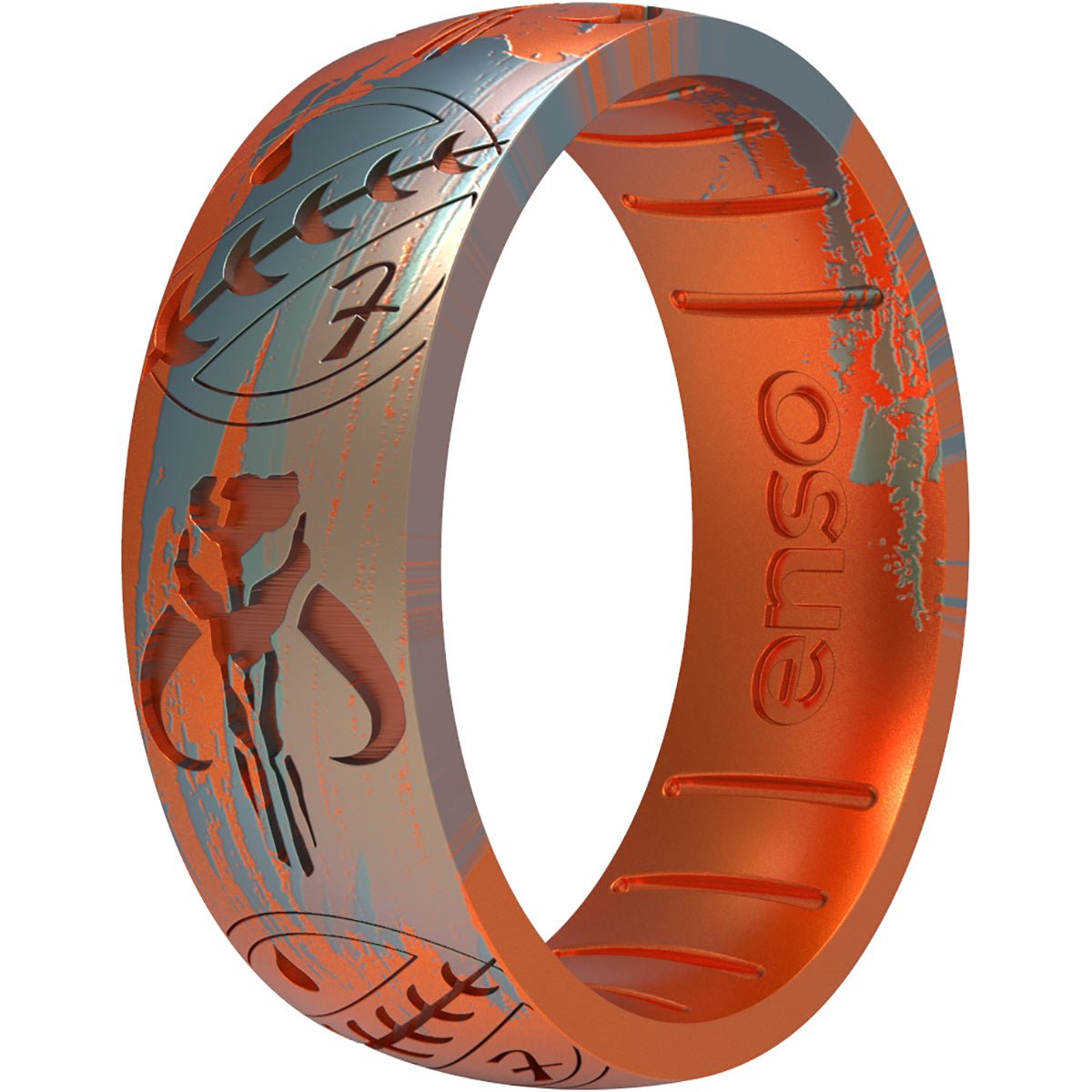 Enso Rings Star Wars Boba Fett Galactic Outlaw Silicone Ring - Phoenix/Ash - Forza Sports