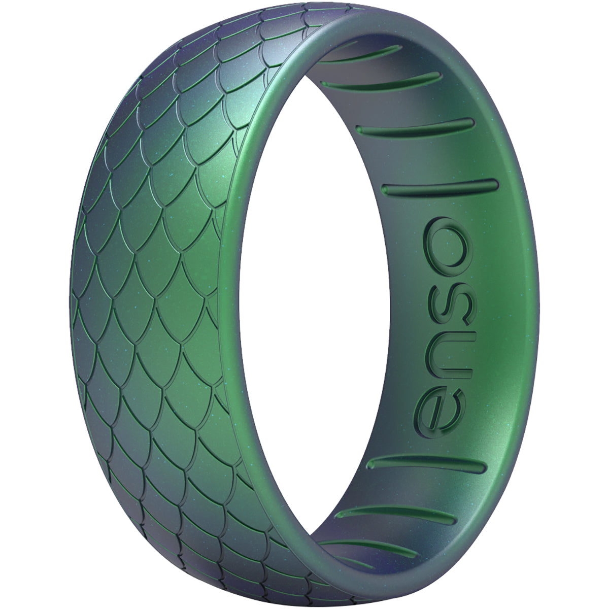 Enso Rings Classic Etched Legends Series Silicone Ring - 7 - Dragon Scale Enso Rings