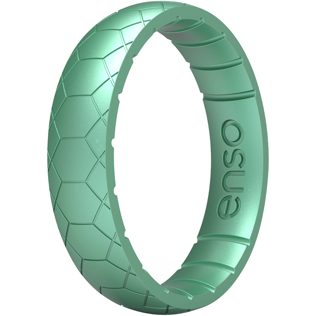 Enso Rings Thin Etched Legends Series Silicone Ring - 9 - Medusa Snake - Forza Sports