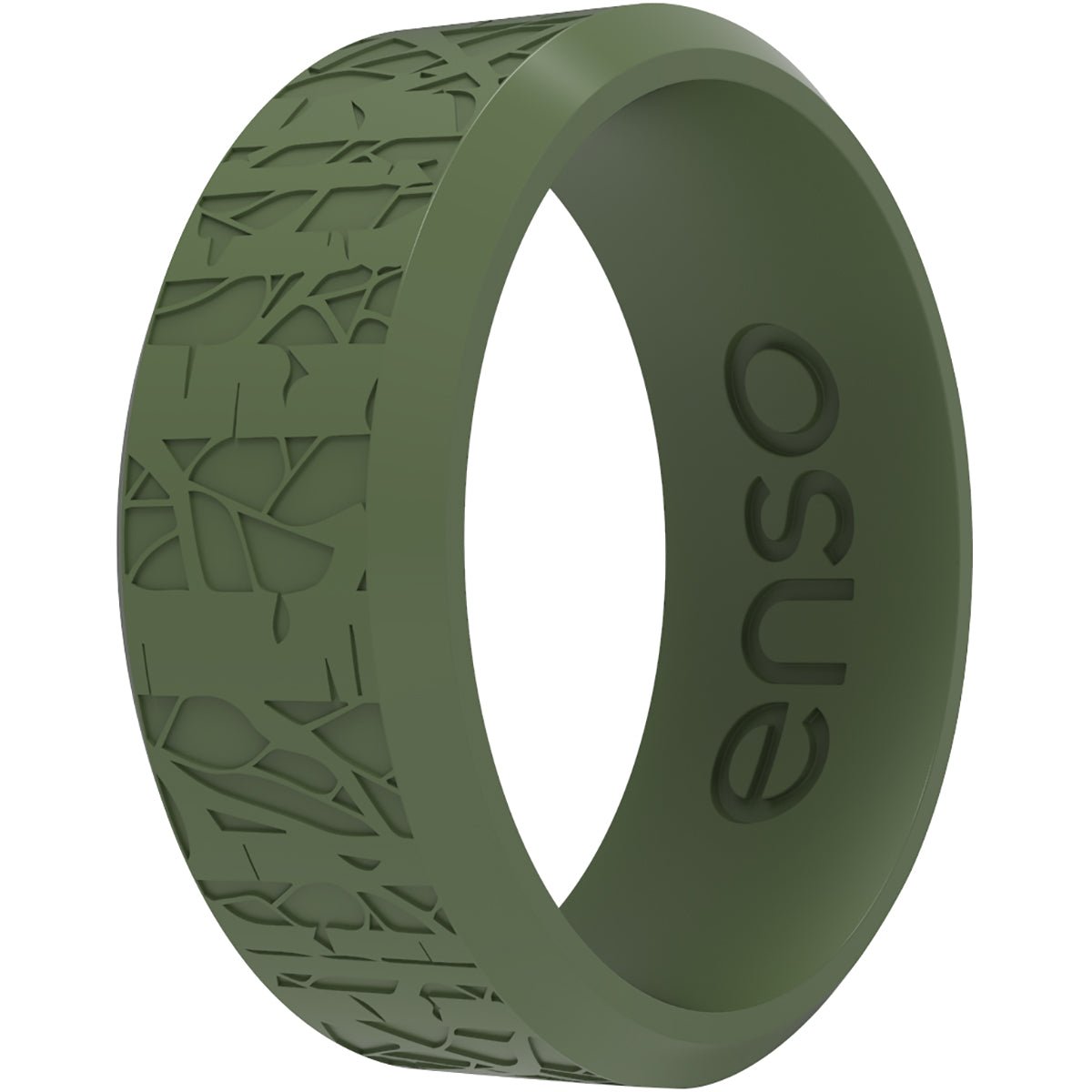 Enso Rings Classic Etched Bevel Series Silicone Ring - Pine Aspen - Forza Sports