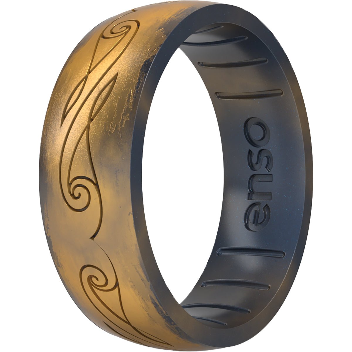 Enso Rings Lord of the Rings Elven Scroll Classic Silicone Ring - Forza Sports