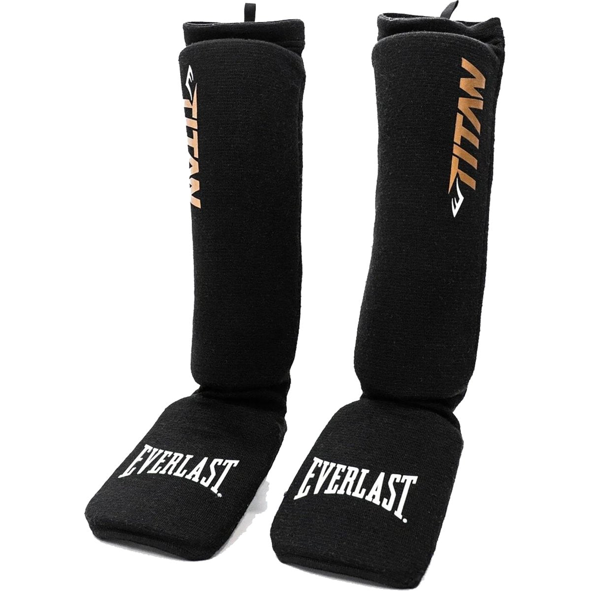 Everlast Titan MMA Protective Shin Instep Guards - Black - Forza Sports