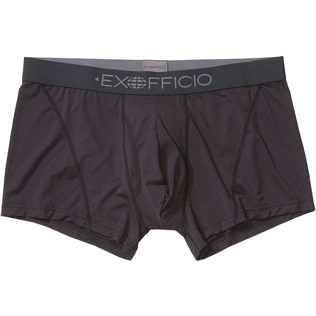 ExOfficio Give - N - Go 2.0 Sport Mesh 3" Boxer Briefs - Black/Black - Forza Sports