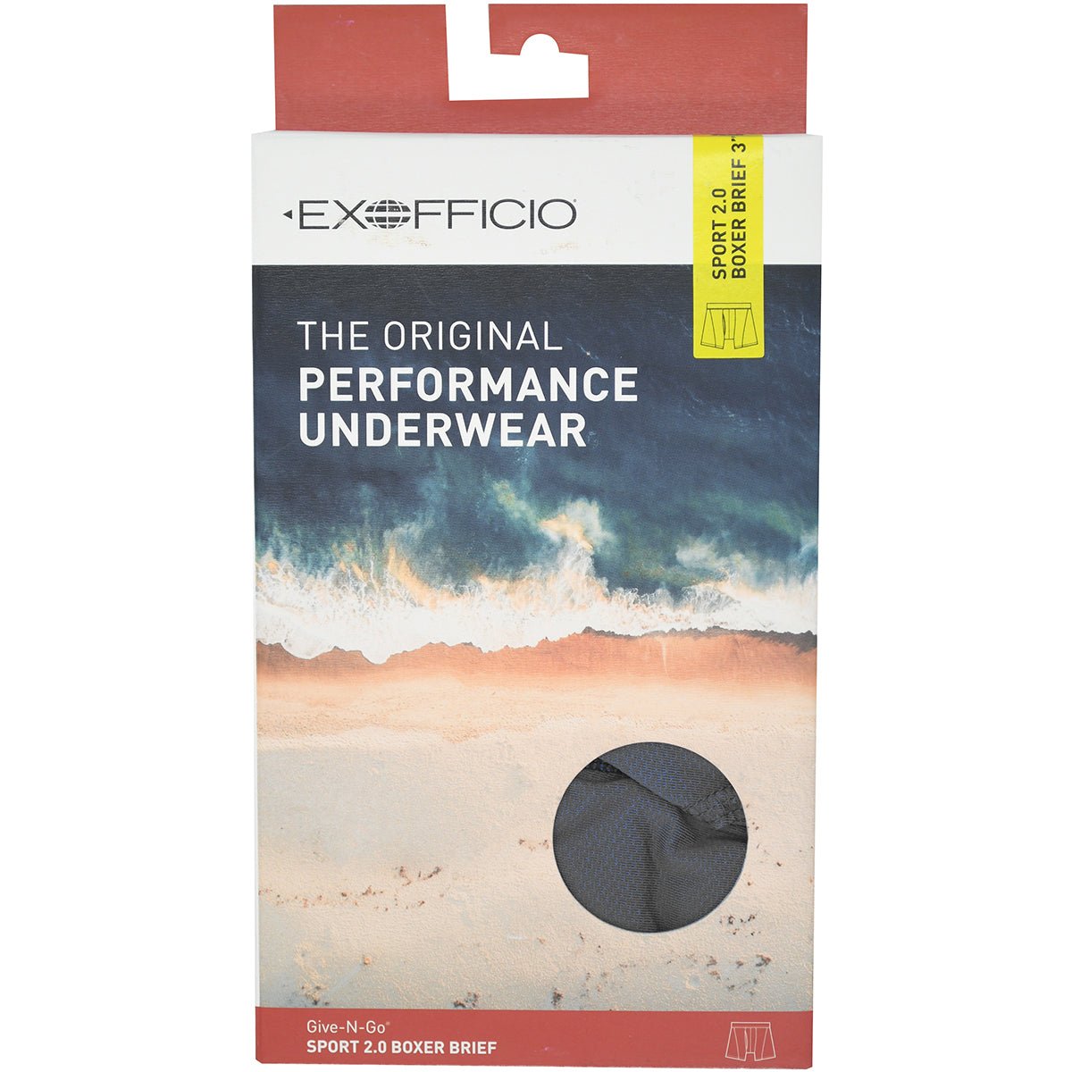 ExOfficio Give - N - Go 2.0 Sport Mesh 3" Boxer Briefs - Black/Black - Forza Sports