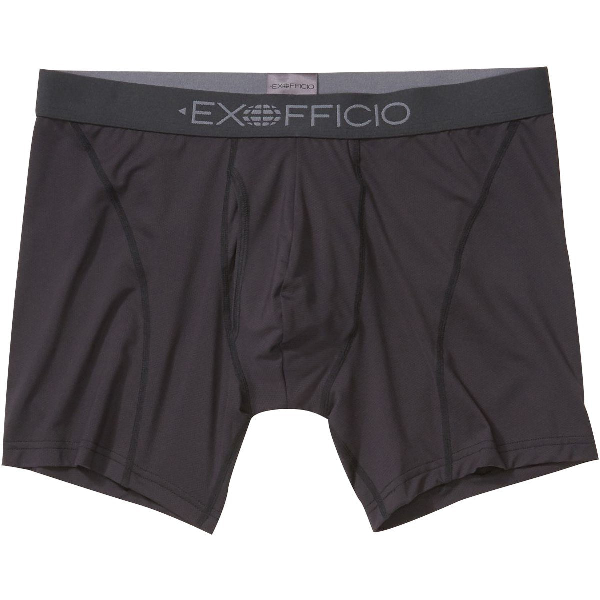 ExOfficio Give - N - Go 2.0 Sport Mesh 6" Boxer Briefs - Black/Black - Forza Sports