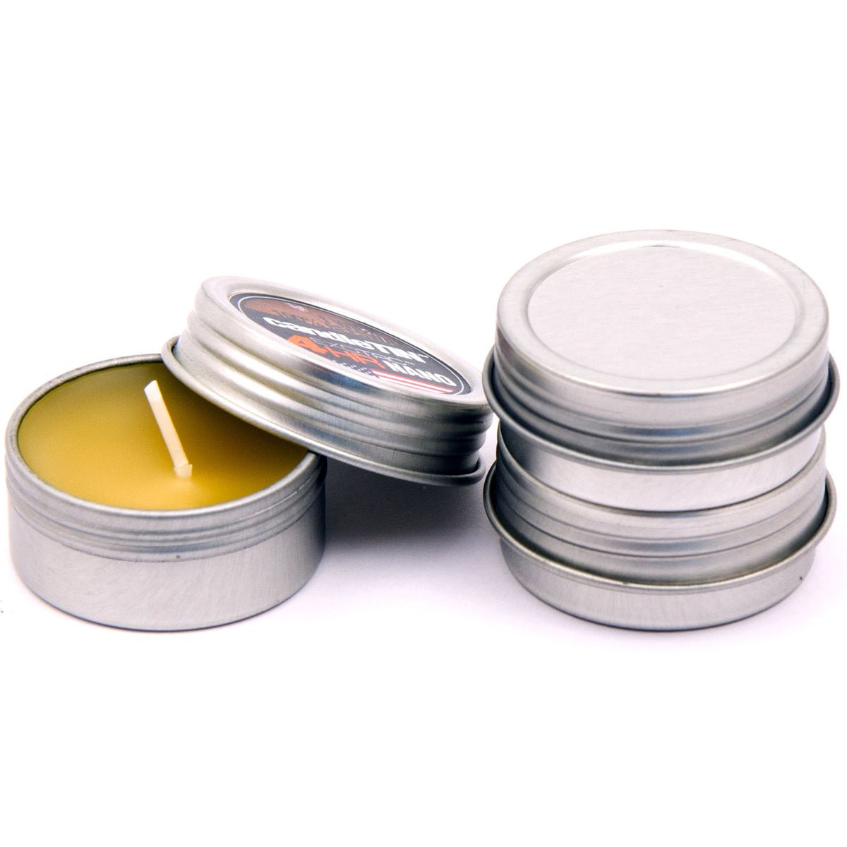 Exotac CandleTIN Nano 1 - Wick Emergency Candle 3 - Pack - Silver - Forza Sports
