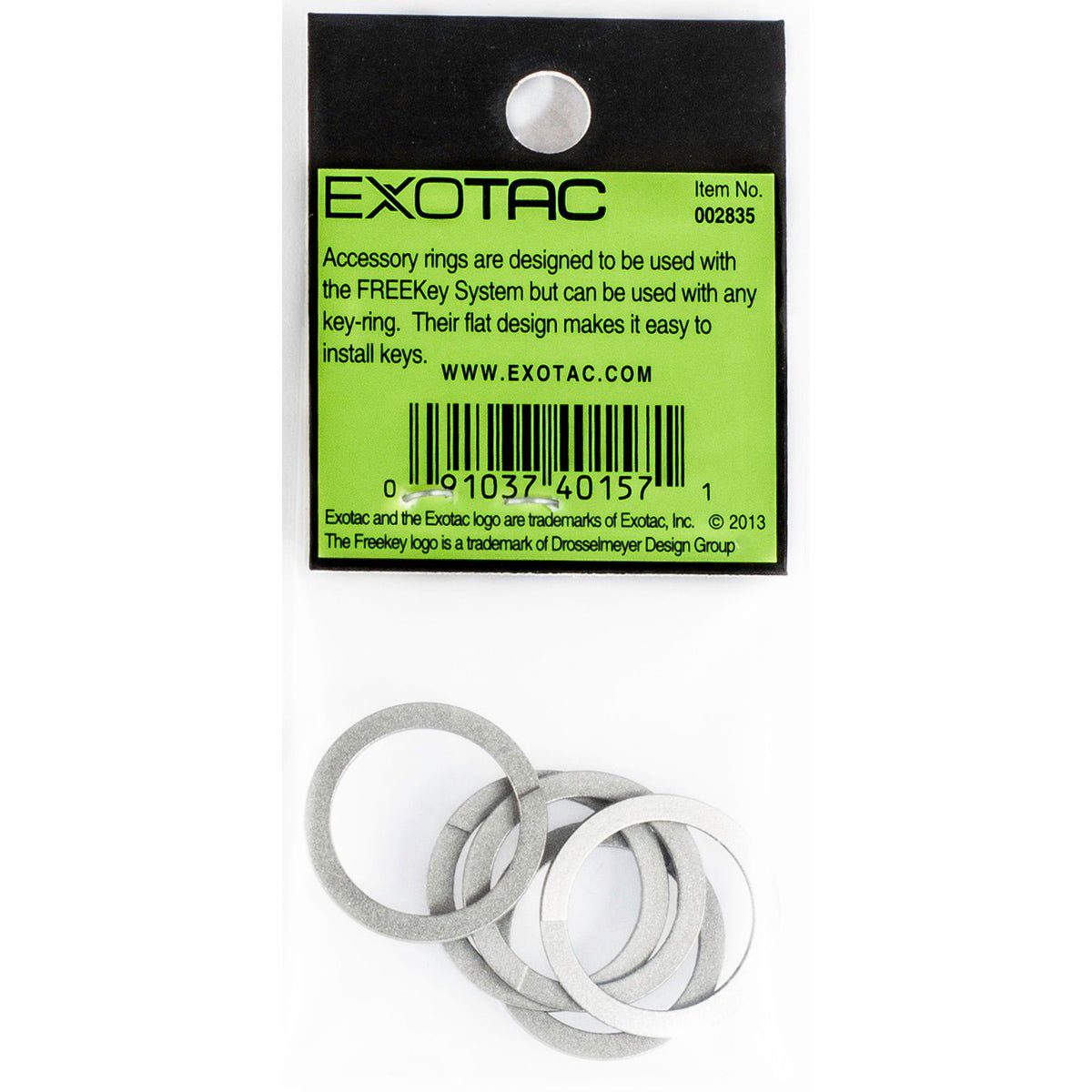 Exotac FREEKey Accessory Spare Key Rings (5 pieces) - Forza Sports