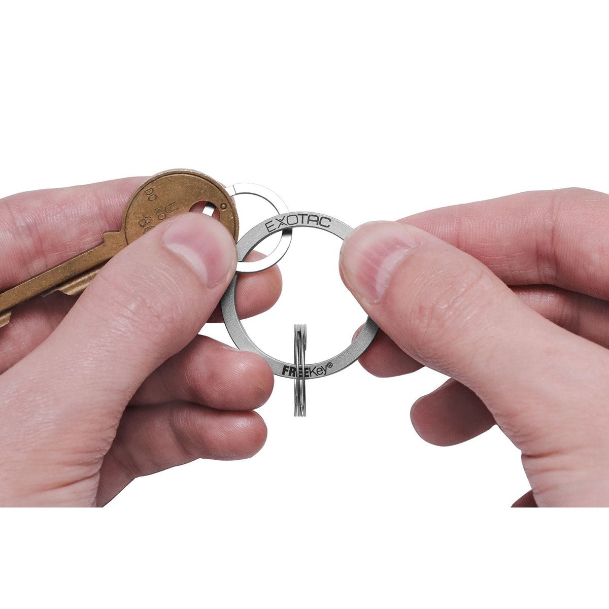 Exotac FREEKey Slim System Easy to Use Key Ring and Three Mini Key Rings - Forza Sports