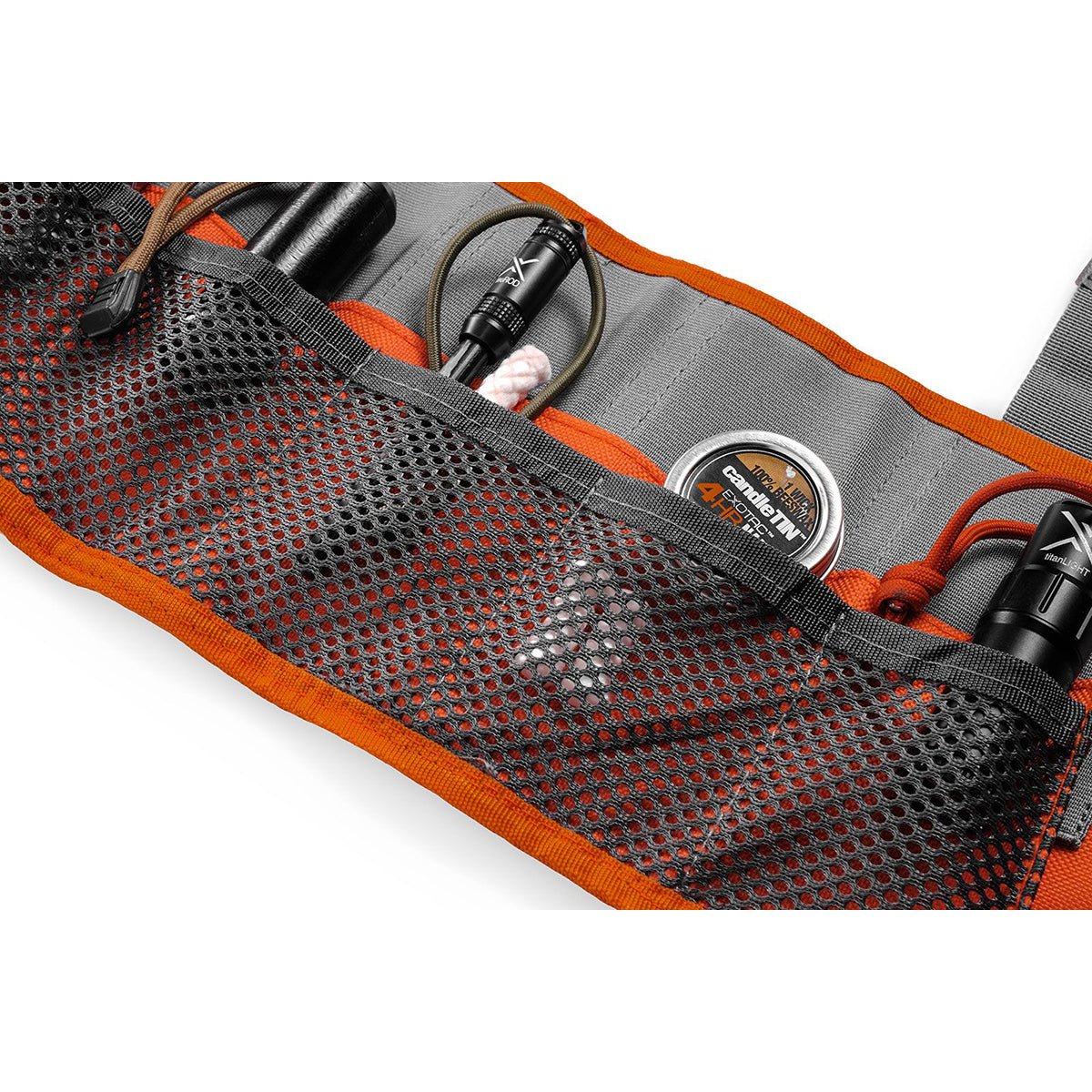 Exotac toolROLL Fire Starter Gear Carrier - Black/Orange - Forza Sports