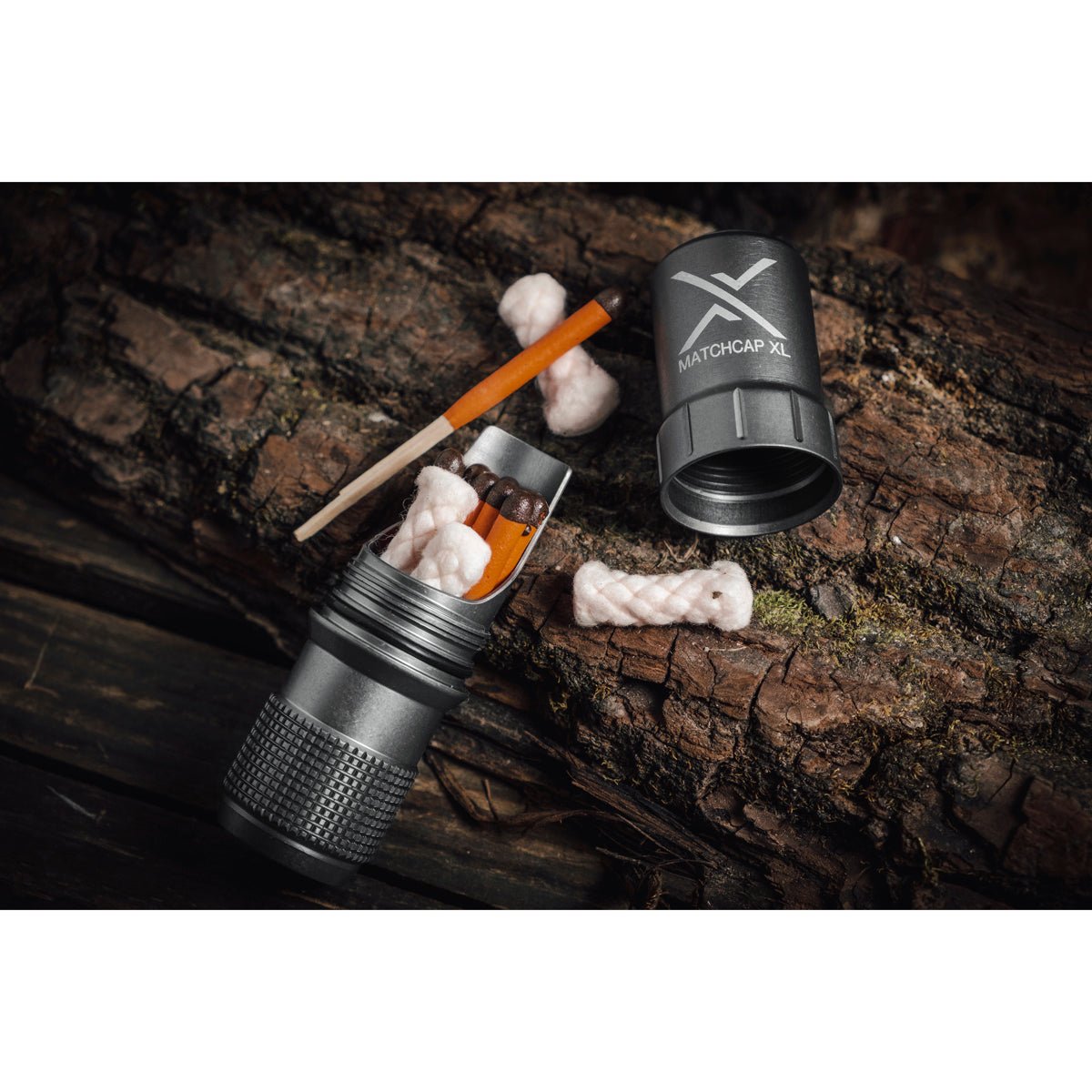 Exotac MATCHCAP XL Waterproof Match and Striker Case
