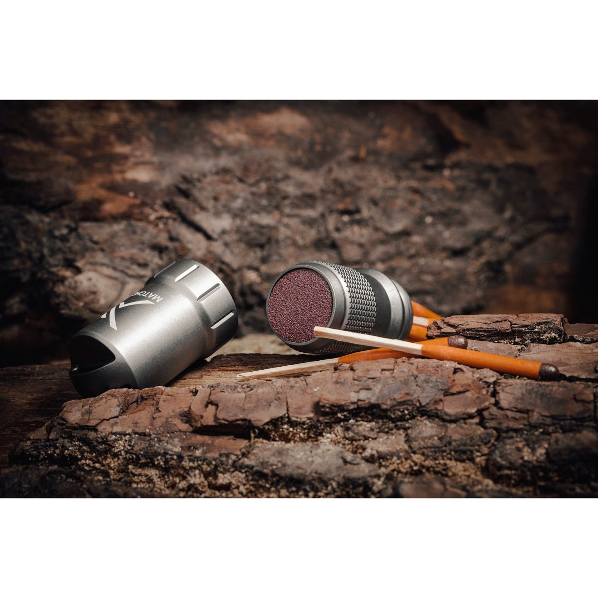 Exotac MATCHCAP XL Waterproof Match and Striker Case