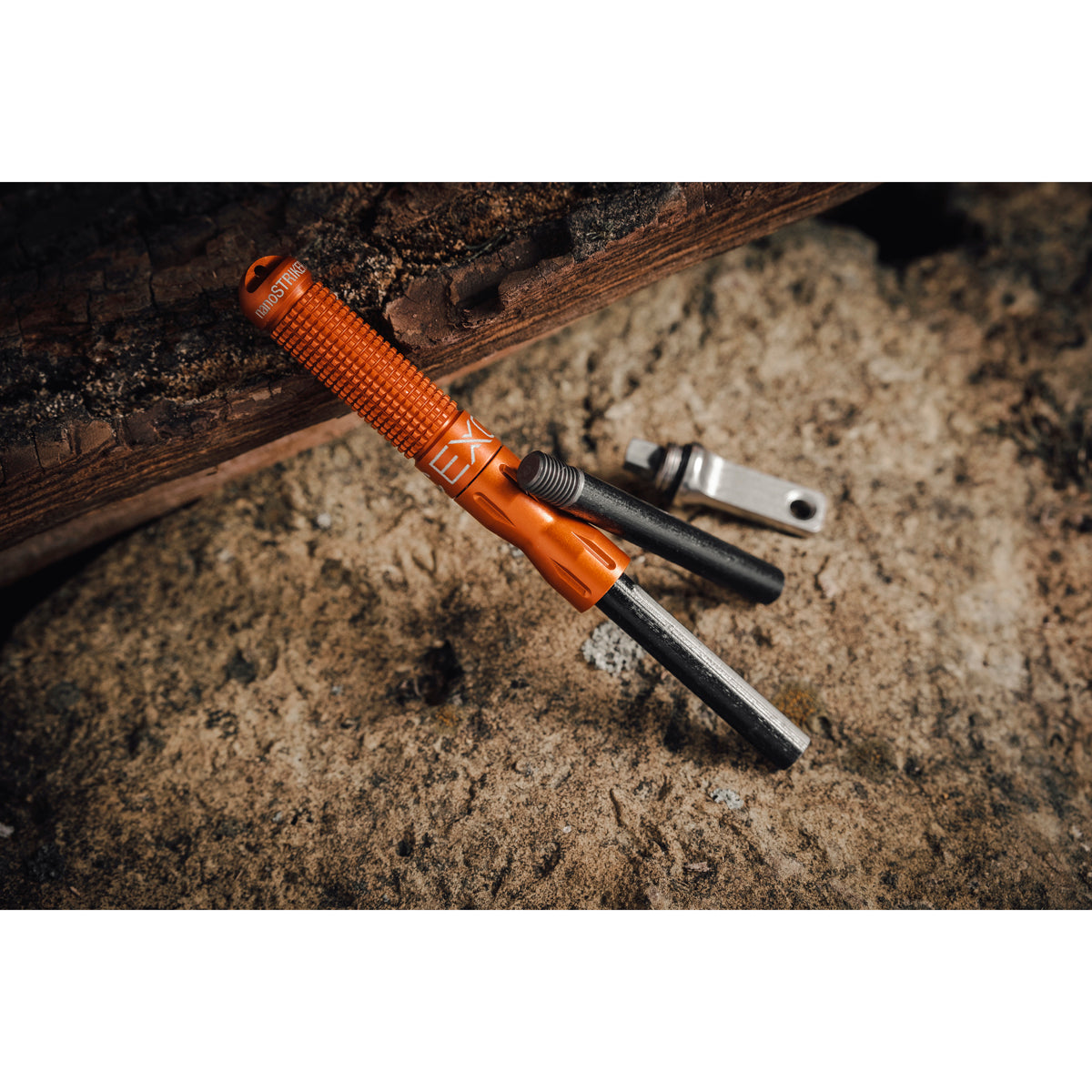 Exotac nanoSTRIKER XL Ultra-Light Ferrocerium Rod Firestarter - Orange