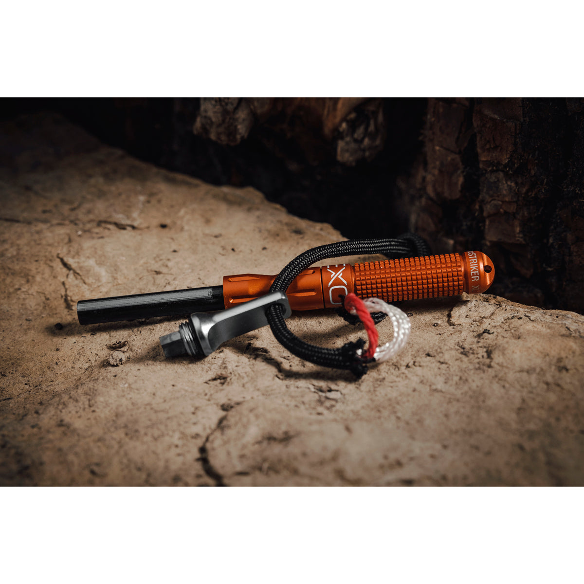 Exotac nanoSTRIKER XL Ultra-Light Ferrocerium Rod Firestarter - Orange