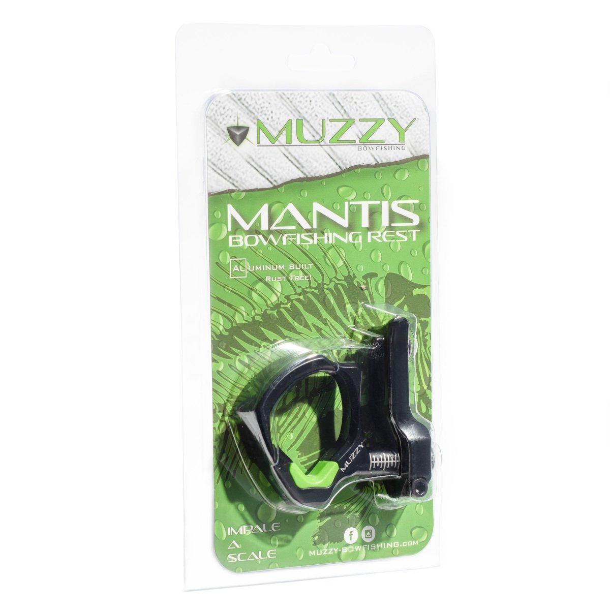 Muzzy Bowfishing Mantis II Bowfishing Arrow Rest - Forza Sports