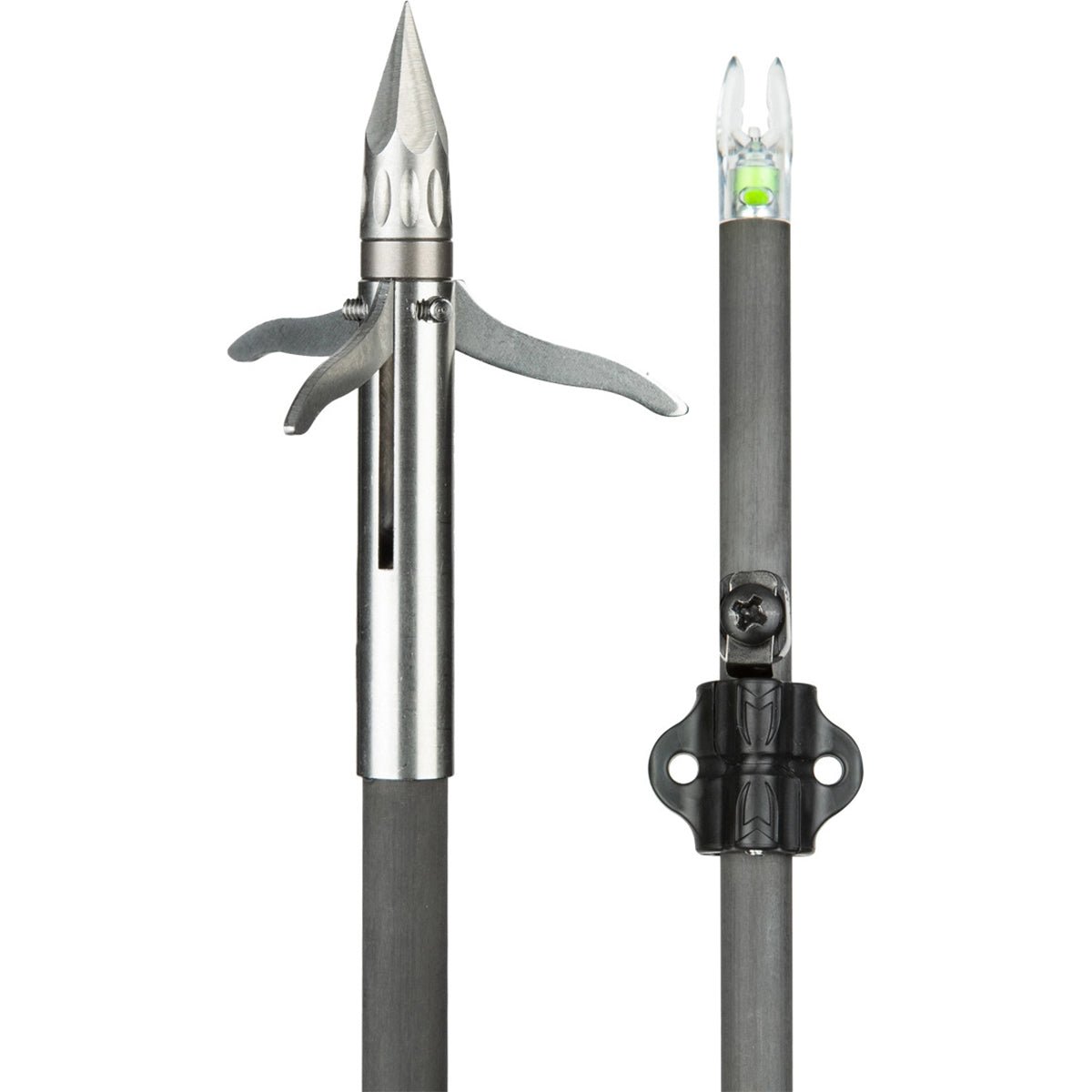 Muzzy Bowfishing Lighted Carbon Composite Fish Arrow with Iron Barb 3 - Blade - Forza Sports