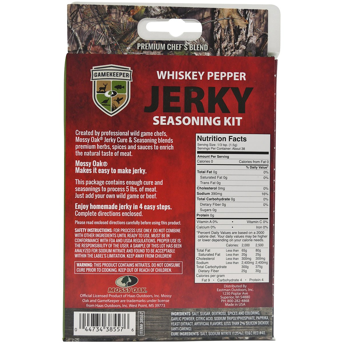Game Keeper Whiskey Pepper Jerky Seasoning Kit - Forza Sports