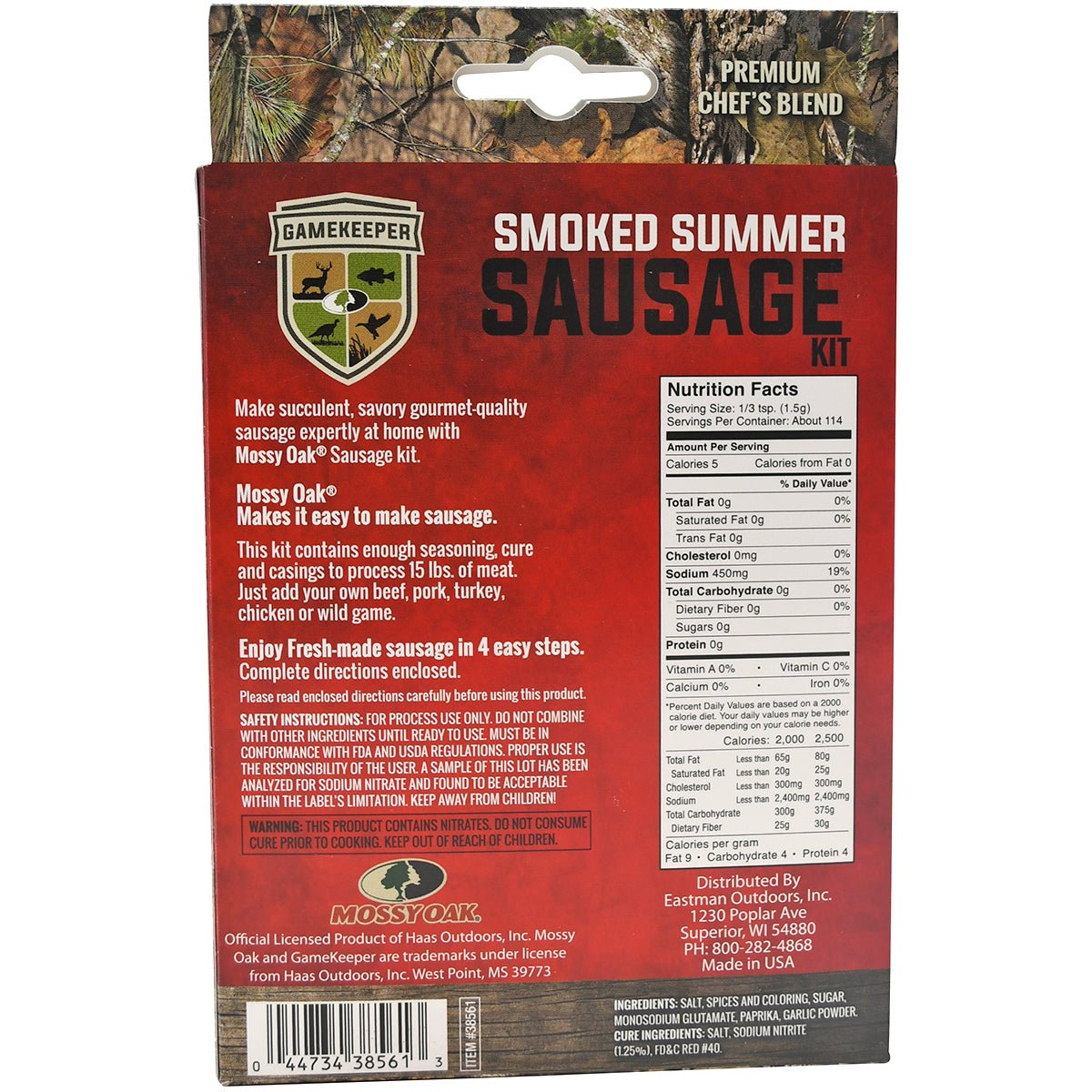 Game Keeper Smoked Summer Sausage Seasoning Kit - Forza Sports