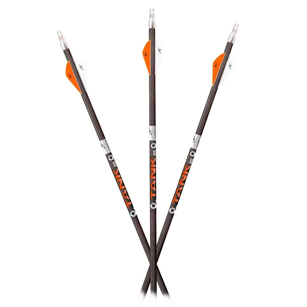 Carbon Express Tank 25 .400 Shafts 12 - Pack - Black/Orange - Forza Sports