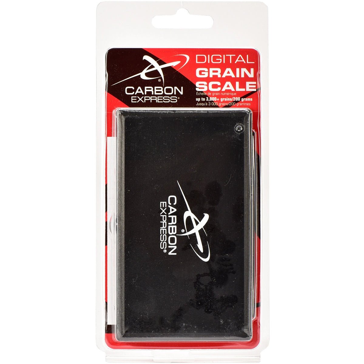 Carbon Express digital grain scale packaging on a white background