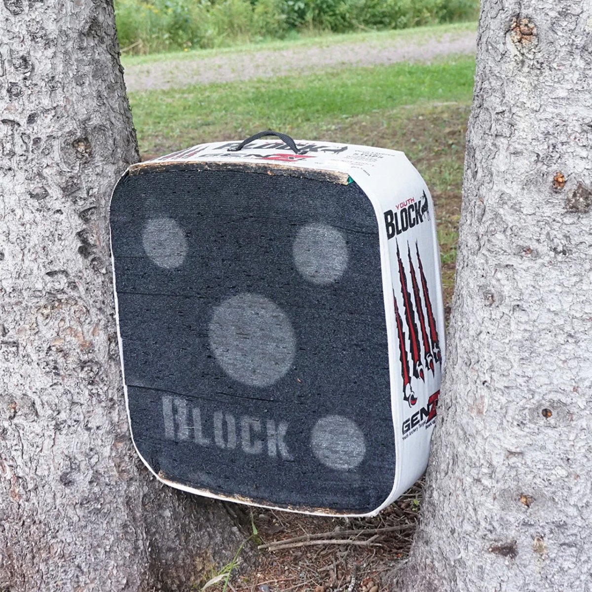 Field Logic Block GenZ XL 20” Youth Archery Arrow Target, Black and White - Forza Sports
