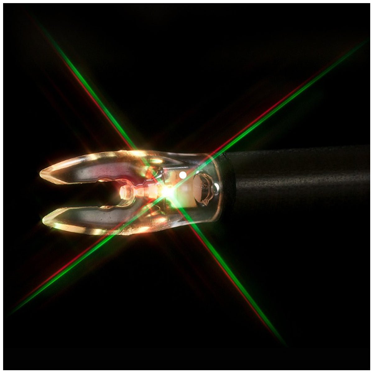 Nockturnal Fit Universal Size Strobing Red and Green Lighted Nock 3 - Pack - Forza Sports