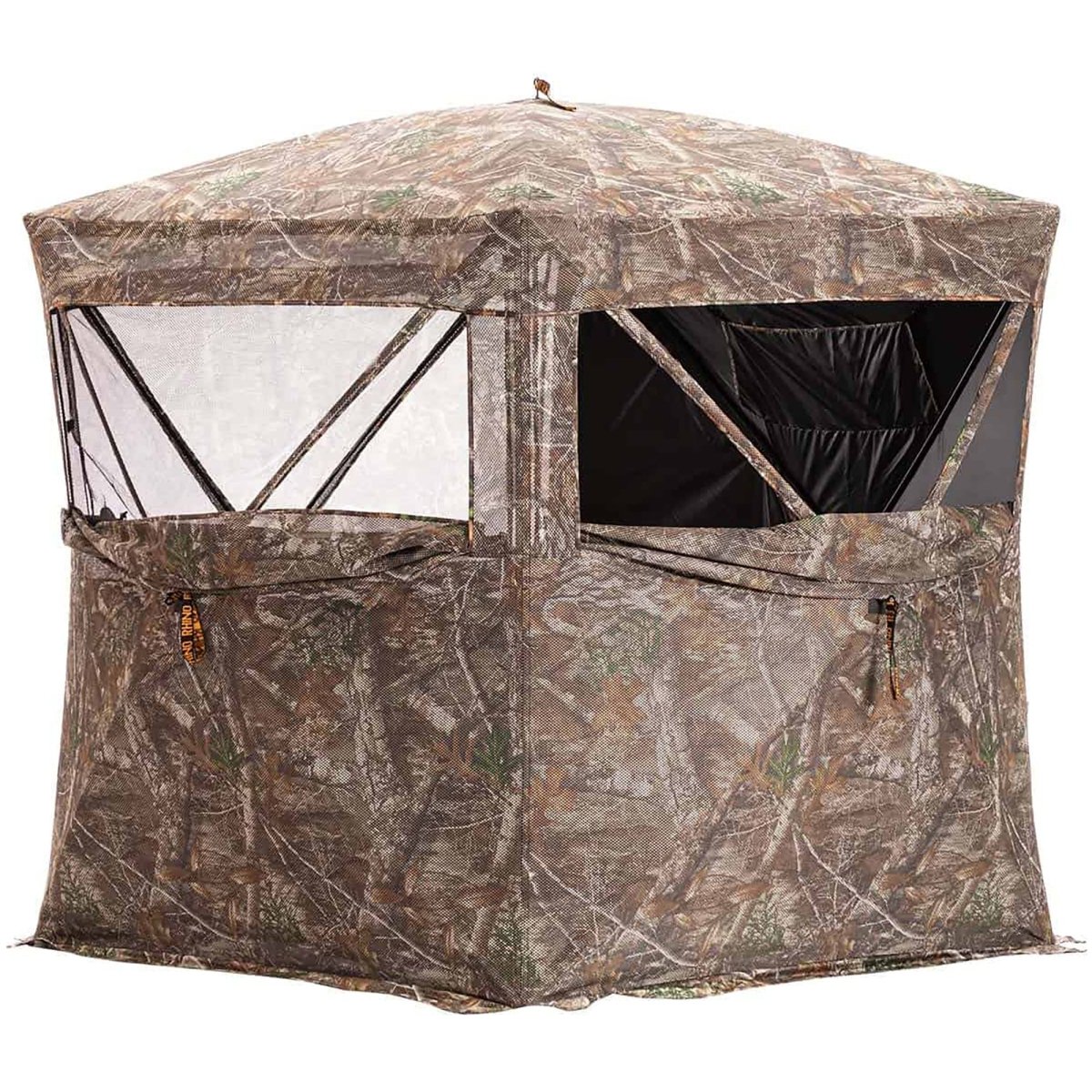 Rhino 270 Hunting 3 - Person See - Through Blind - Realtree Edge - Forza Sports