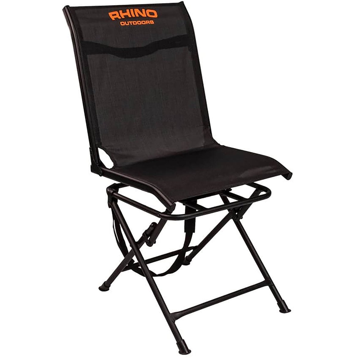 Rhino Texteline Swivel Hunting Chair - Black - Forza Sports