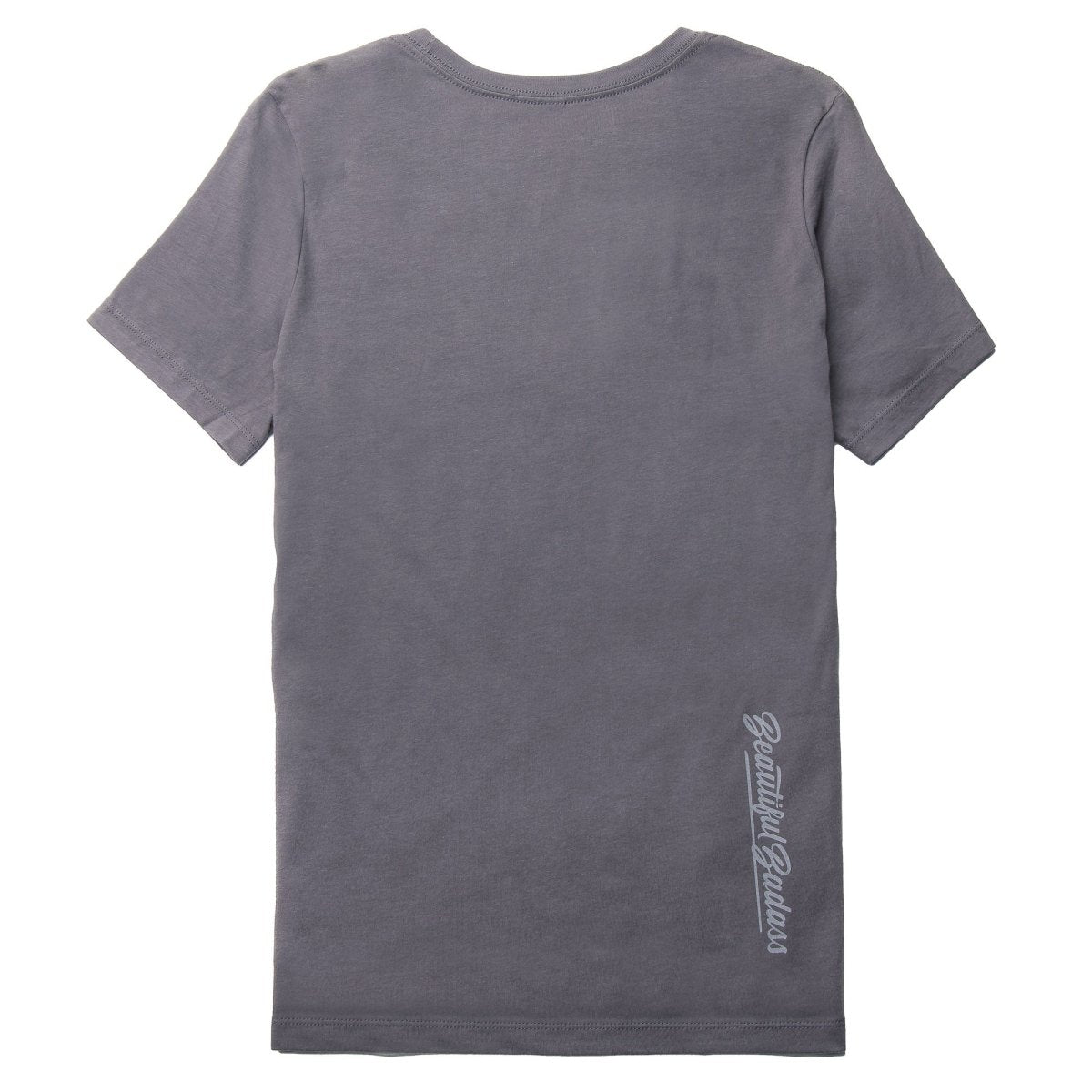 Grunt Style Women's Beautiful Badass 2.0 Relaxed Fit T-Shirt - Charcoal - Forza Sports