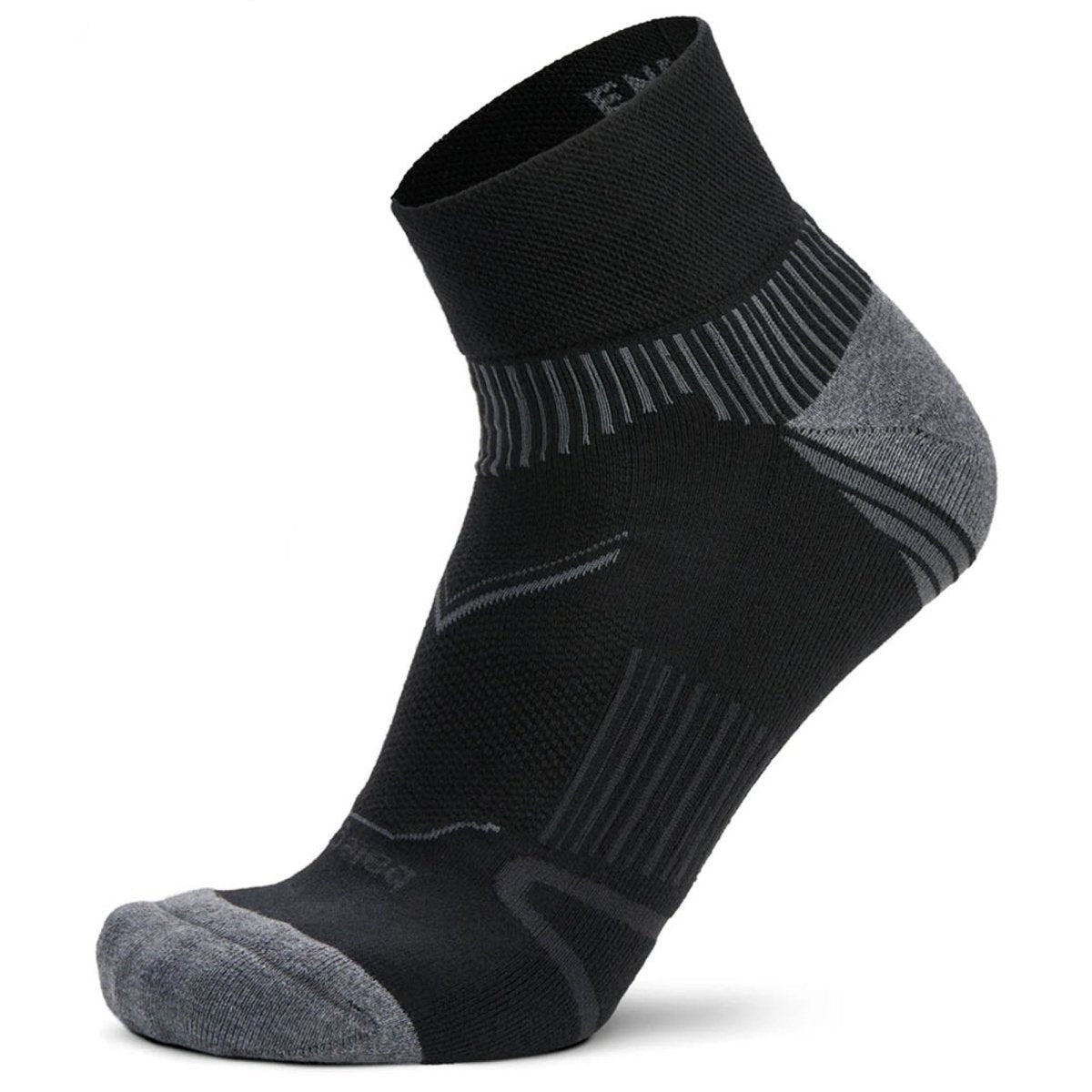 Balega Enduro Quarter Length Running Socks, Black - Forza Sports