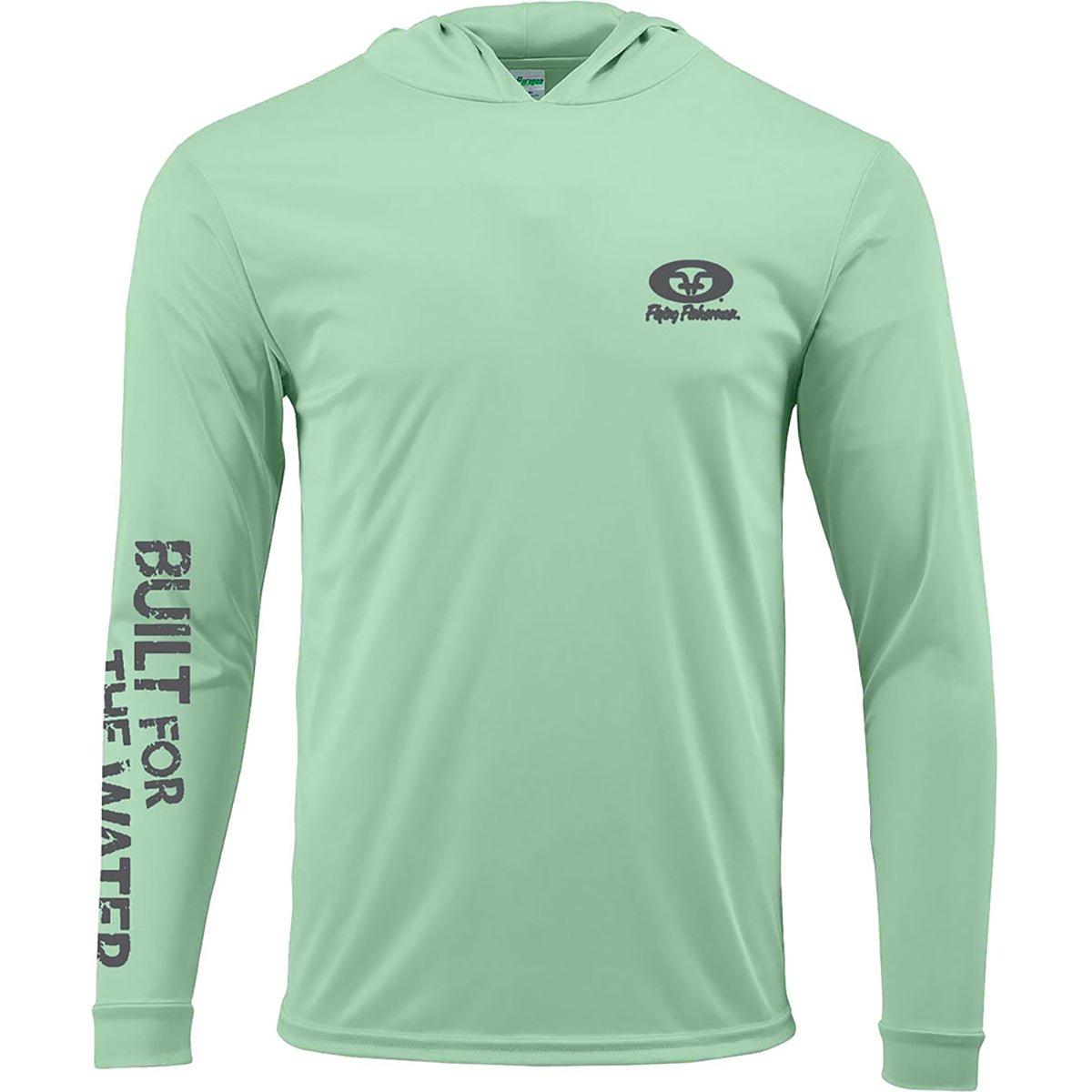 Flying Fisherman Built For Water Performance Pullover Hoodie - Mint - Forza Sports