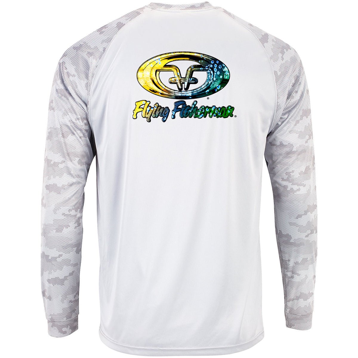 Flying Fisherman Mahi Skin Performance Long Sleeve T-Shirt - White - Forza Sports