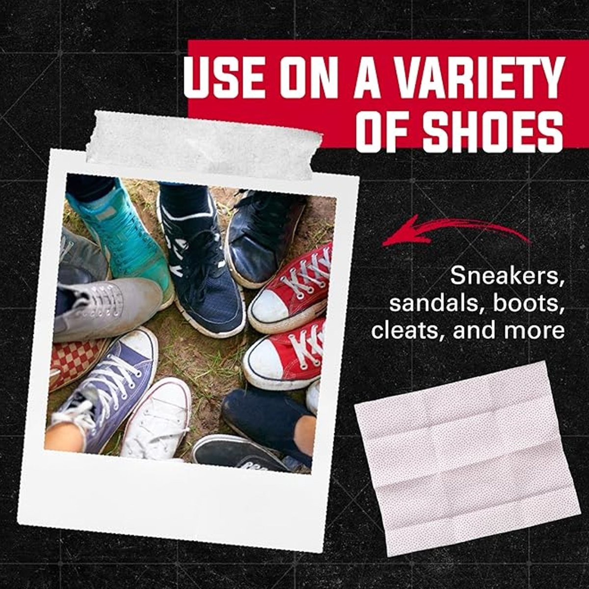 ForceField On - The - Go Dual - Sided Sneaker Wipes in Storage Tin, 12 Pack - Forza Sports