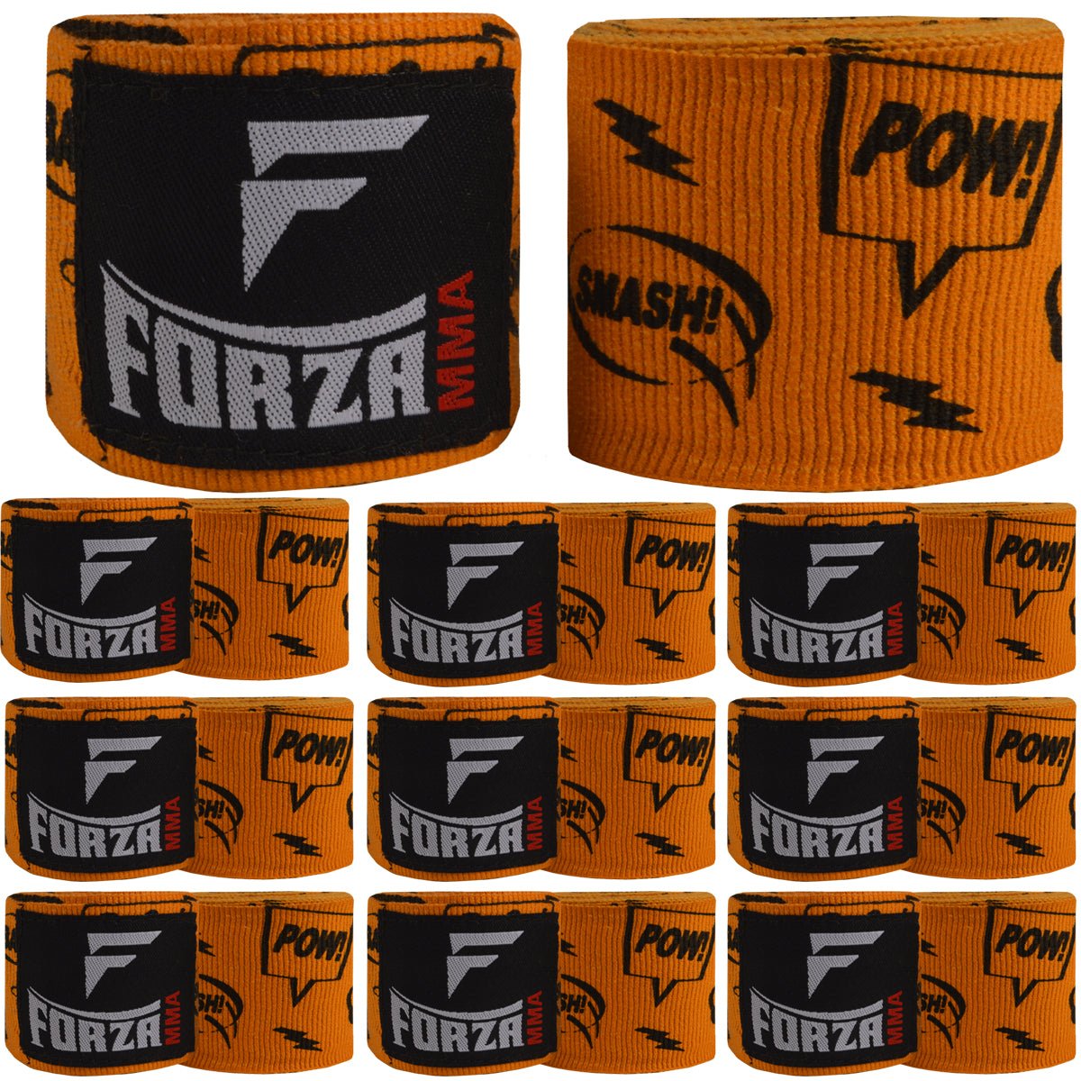 Forza Sports 180" Mexican Style Boxing and MMA Handwraps - 10 - Pack - Forza Sports