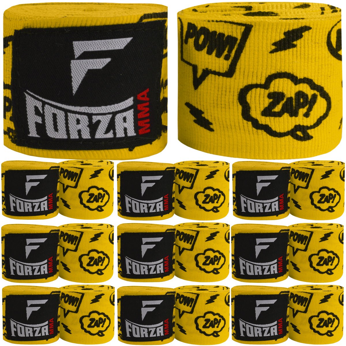 Forza Sports 180" Mexican Style Boxing and MMA Handwraps - 10 - Pack - Forza Sports