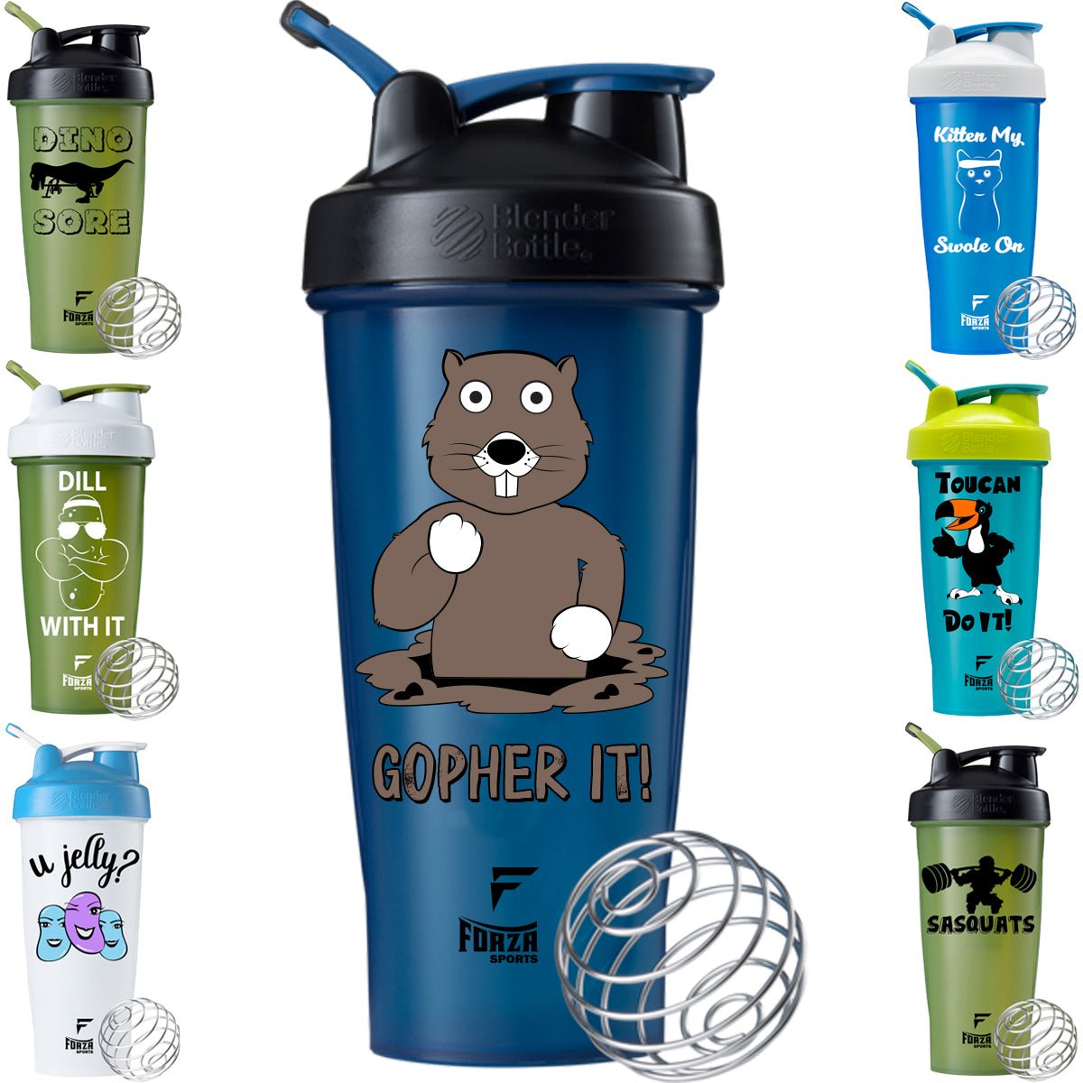 Blender Bottle x Forza Sports Classic 28 oz. Shaker Mixer Cup with Loop Top - Forza Sports