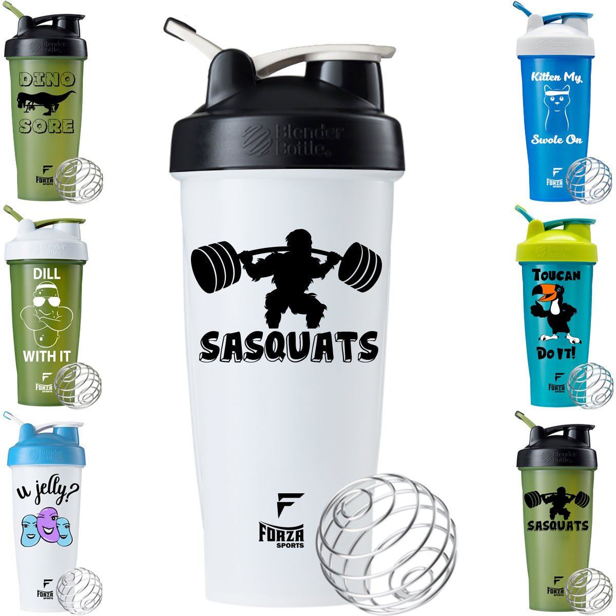 Blender Bottle x Forza Sports Classic 28 oz. Shaker Mixer Cup with Loop Top - Forza Sports