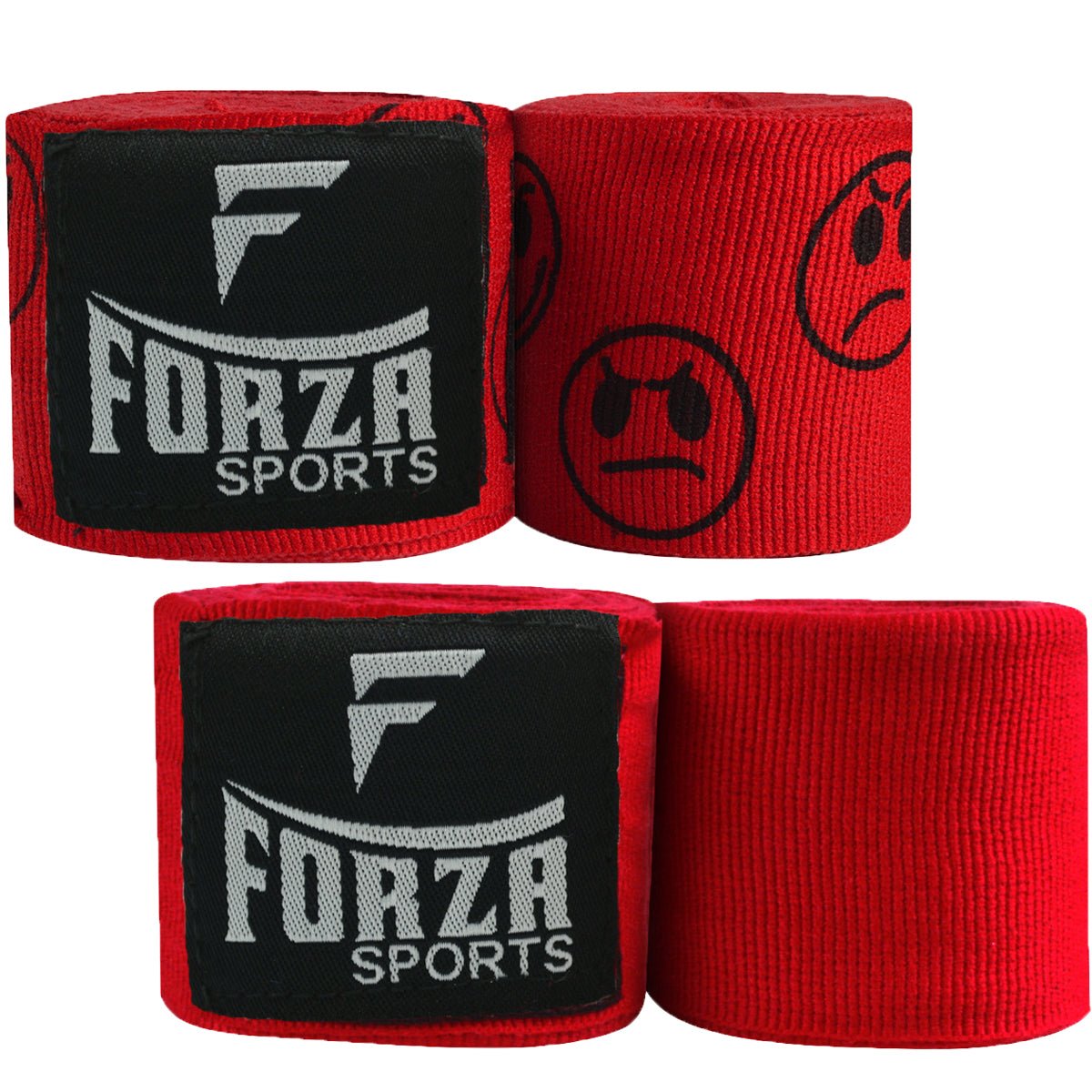Forza Sports 180" Mexican Style Handwraps - Pattern & Matching Solid 2-Pack