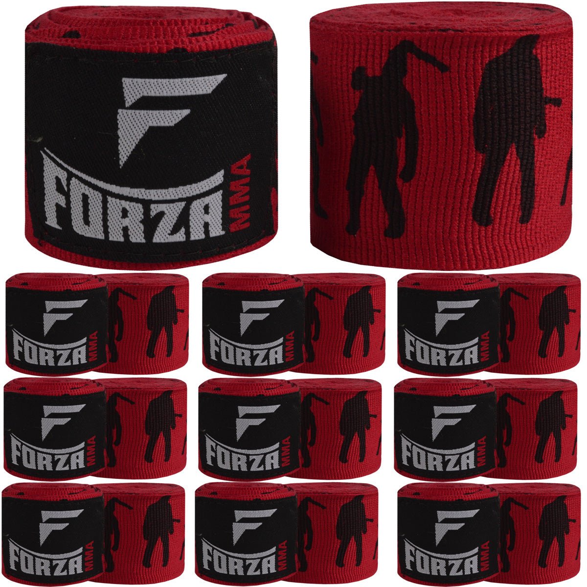 Forza Sports 180" Mexican Style Boxing and MMA Handwraps - 10 - Pack - Forza Sports