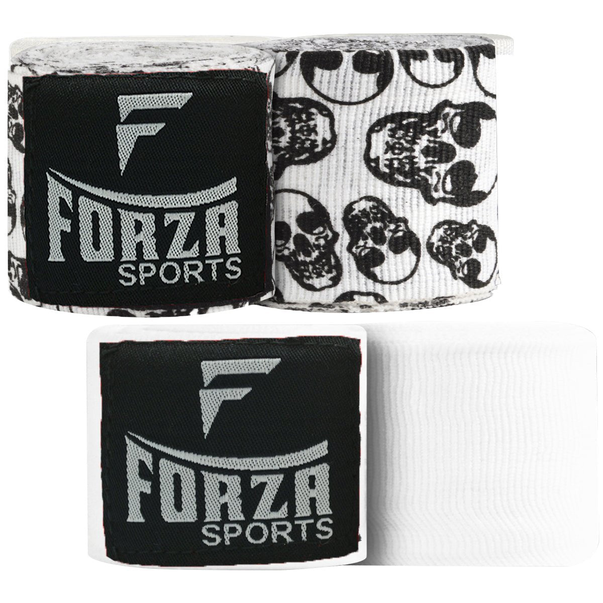 Forza Sports 180" Mexican Style Handwraps - Pattern & Matching Solid 2 - Pack - Forza Sports