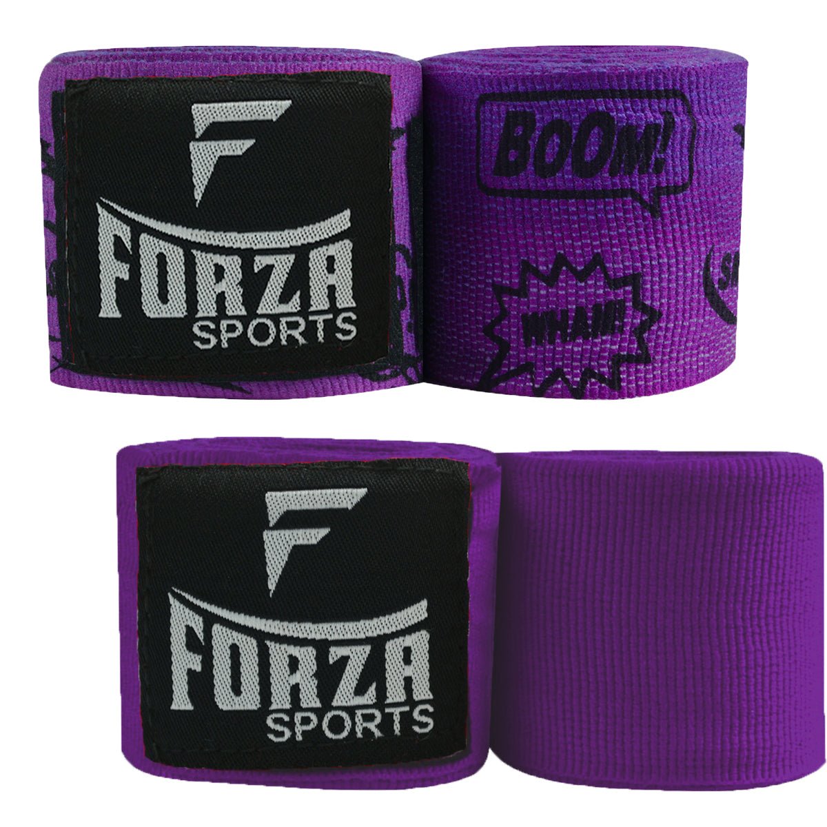 Forza Sports 180" Mexican Style Handwraps - Pattern & Matching Solid 2-Pack
