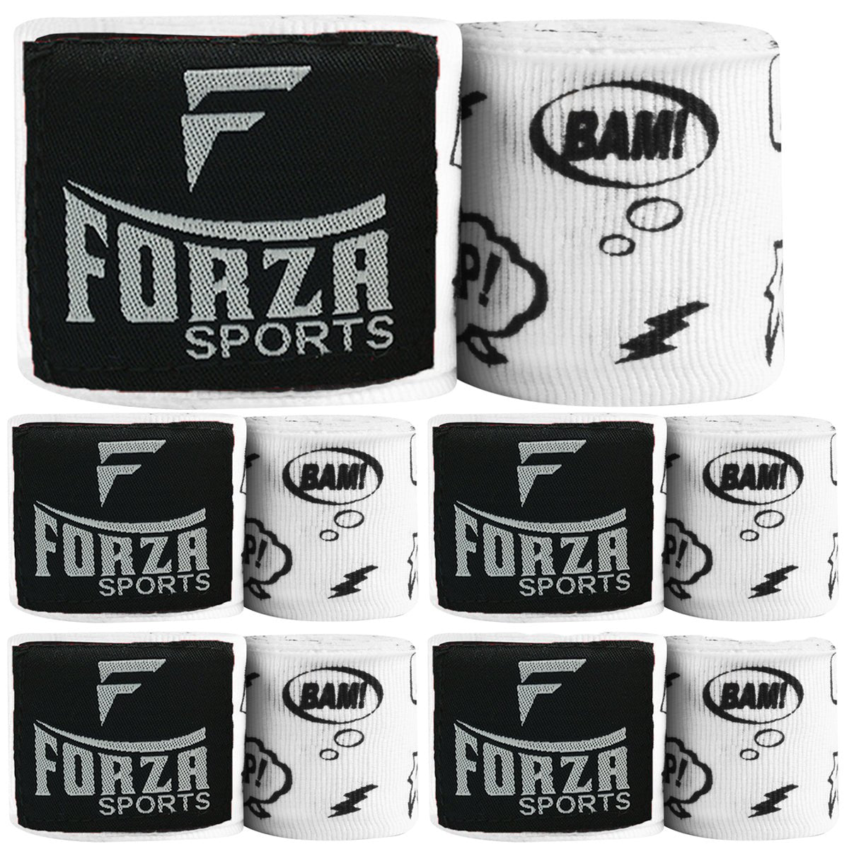 Forza Sports 180" Mexican Style Boxing and MMA Handwraps - 5 - Pack - Forza Sports