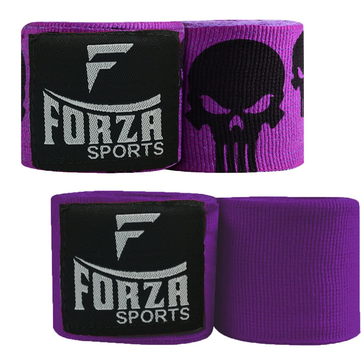 Forza Sports 180" Mexican Style Handwraps - Pattern & Matching Solid 2-Pack