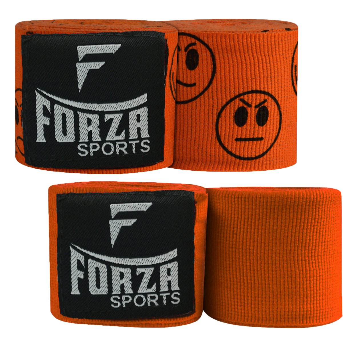Forza Sports 180" Mexican Style Handwraps - Pattern & Matching Solid 2-Pack