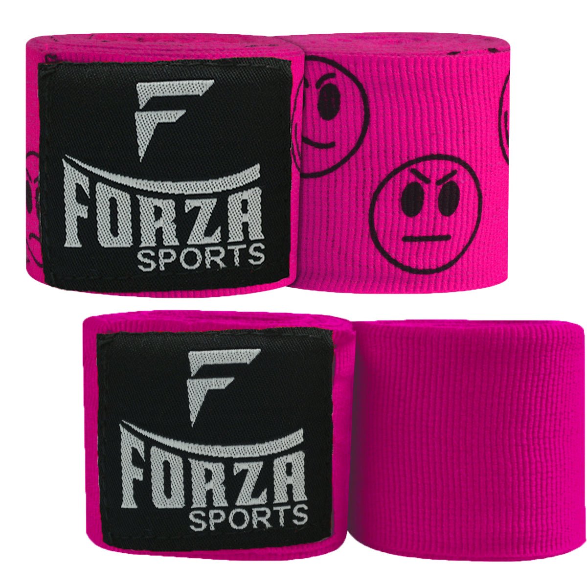 Forza Sports 180" Mexican Style Handwraps - Pattern & Matching Solid 2-Pack