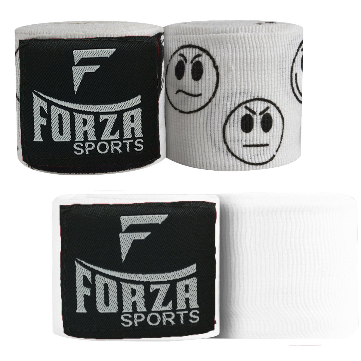 Forza Sports 180" Mexican Style Handwraps - Pattern & Matching Solid 2 - Pack - Forza Sports