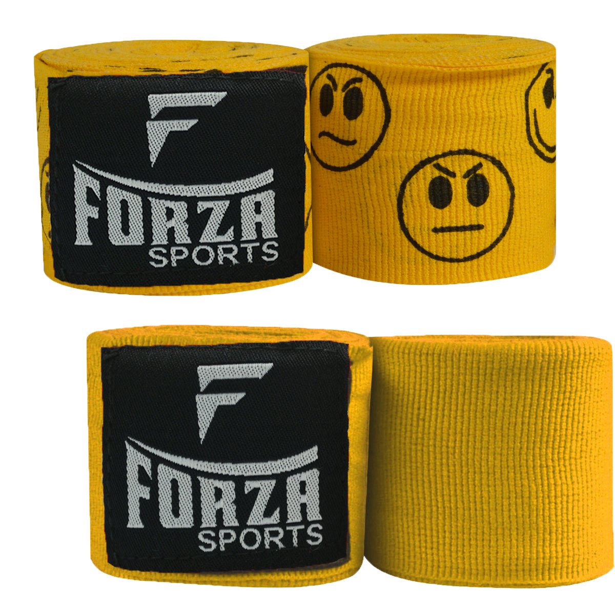 Forza Sports 180" Mexican Style Handwraps - Pattern & Matching Solid 2 - Pack - Forza Sports