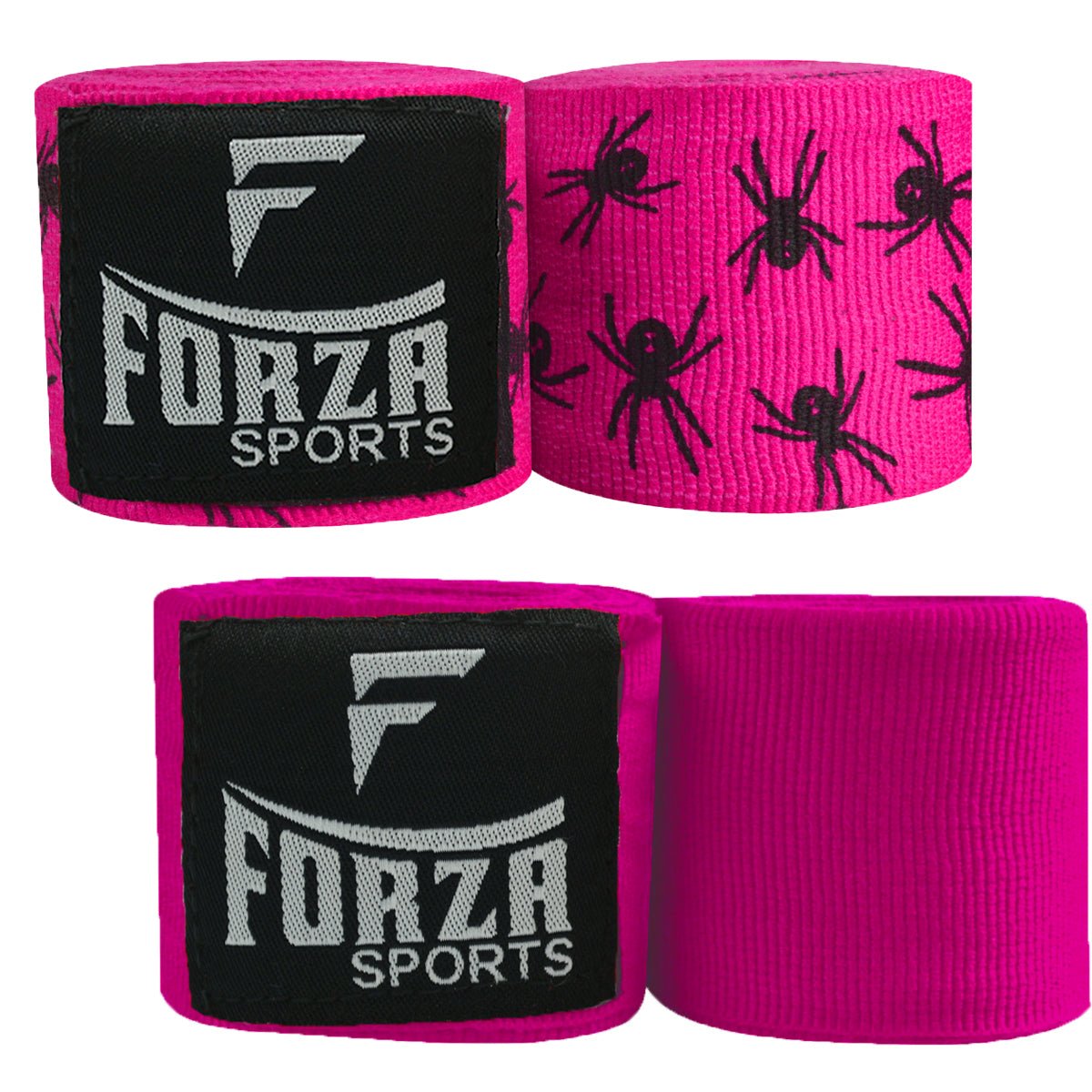 Forza Sports 180" Mexican Style Handwraps - Pattern & Matching Solid 2 - Pack - Forza Sports