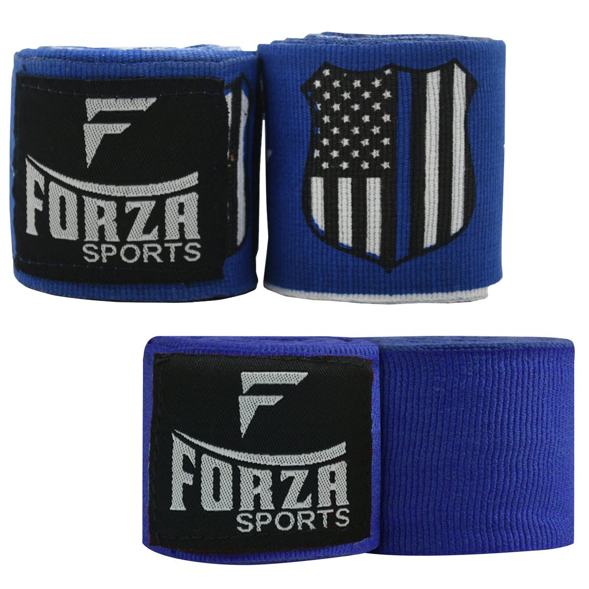 Forza Sports 180" Mexican Style Handwraps - Pattern & Matching Solid 2 - Pack - Forza Sports