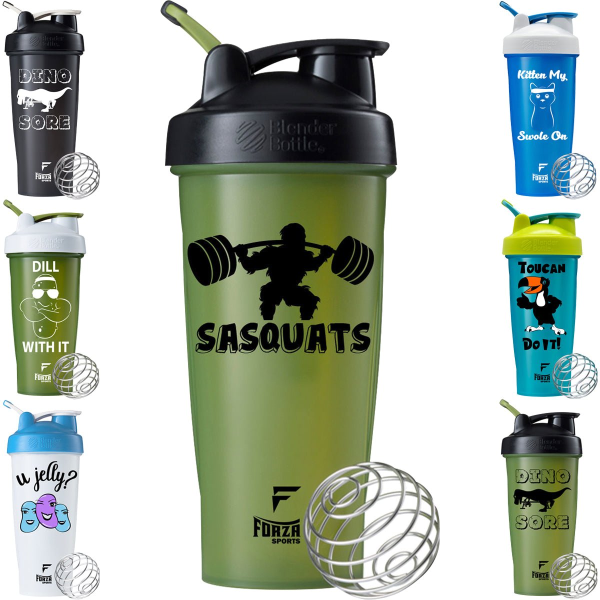 Blender Bottle x Forza Sports Classic 28 oz. Shaker Mixer Cup with Loop Top - Forza Sports
